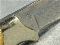 COLT "Real Cowboys Shoot Colts" Handmade Limited Ed Stag 8-1/2" Fixed Blade Knife