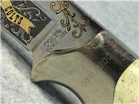 COLT "Real Cowboys Shoot Colts" Handmade Limited Ed Stag 8-1/2" Fixed Blade Knife