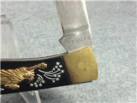 1986 STATUE OF LIBERTY 100TH ANNIVERSARY Black Limited Ed. Folding Lockback Knife