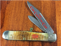 1989 Case ROG6211 1/2 SS Honey Brown Collectors Club Cheetah Jack