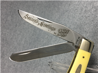 1984 Case 3254 Yellow Seasons Greetings '85 Knife Nook Trapper