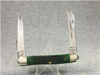1982 CASE XX USA Green Jigged Bone HAWBAKER'S SPECIAL IMPROVED Muskrat Knife