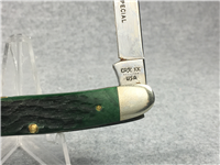 1982 CASE XX USA Green Jigged Bone HAWBAKER'S SPECIAL IMPROVED Muskrat Knife