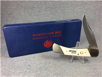 1982 PARKER CUT CO World's Fair Knoxville TN 1980 BIG LOU Lockback