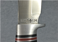 REMINGTON RH-134 Fixed Clip Blade Knife with Leather Sheath