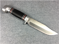 REMINGTON RH-134 Fixed Clip Blade Knife with Leather Sheath