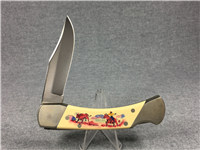 SCHRADE+ Limited Ed COWBOY Commemorative Scrimshaw Lockback Knife