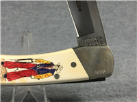 SCHRADE+ Limited Ed COWBOY Commemorative Scrimshaw Lockback Knife