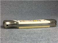 SCHRADE+ Limited Ed THE GOLD RUSH Commemorative Scrimshaw Lockback