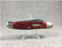 1982 CASE XX USA Red Jigged Bone HAWBAKER'S SPECIAL IMPROVED Muskrat Knife