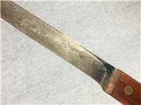 KUTMASTER Wood Fish Filet Hunting Skinning Knife with Leather Sheath