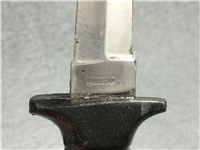 Fixed-Blade Stainless Pakistan 7-1/8" Dagger Knife with Leather Sheath