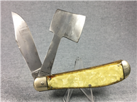 KA-BAR UNION CUT CO Olean, NY Yellow Folding Knife & Hatchet