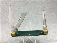 SCHRADE SKOAL USA SK36 #30 Green Sawcut Folding Stockman  w/ Box