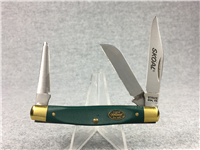 SCHRADE SKOAL USA SK36 #30 Green Sawcut Folding Stockman  w/ Box