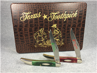 1982 Case 61093 Butch Cassidy & Sundance Kid Toothpick Set 