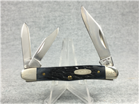 1987 CASE XX USA 08 SS Jigged Black Bone Whittler 3-Knife Set
