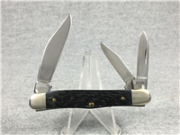 1987 CASE XX USA 08 SS Jigged Black Bone Whittler 3-Knife Set