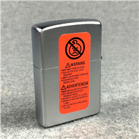 ZIPPO MERRY CHRISTMAS SANTA ON TRACTOR Satin Chrome Lighter (Zippo, 2007)
