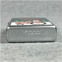 ZIPPO MERRY CHRISTMAS SANTA ON TRACTOR Satin Chrome Lighter (Zippo, 2007)