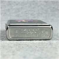 Zippo WITCH ON BROOM HALLOWEEN Polished Chrome Lighter (Zippo, 2012)