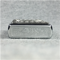 FORD DIAMOND PLATE EMBLEM Brushed Chrome Lighter (Zippo,1999)