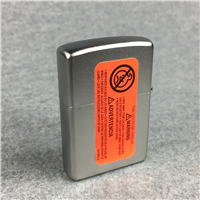 ZIPPO WINDPROOF "Try the Fan Test" Satin Chrome Lighter (Zippo, 2008)