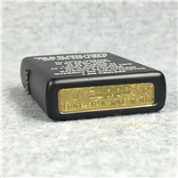 ZIPPO CREED "This is My Zippo Lighter" Black Matte Lighter (Zippo, 2010)