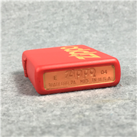 ZIPPO CLICK Laser-Etched Red Matte Lighter (Zippo, 2004) SEALED