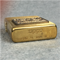 BRICKYARD 400 INDIANAPOLIS INAUGURAL RACE Brushed Brass Lighter (Zippo, 1994)