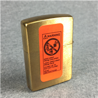 BRICKYARD 400 INDIANAPOLIS INAUGURAL RACE Brushed Brass Lighter (Zippo, 1994)