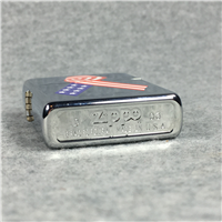 AMERICAN FLAG RIBBON Polished Chrome Lighter (Zippo, 2003)  SEALED