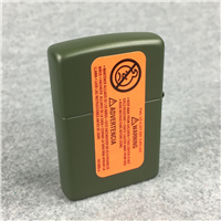 PAWS & STRIPES HELPING DOGS, HELPING HEROES Matte Green Lighter (Zippo, 2012)  SEALED