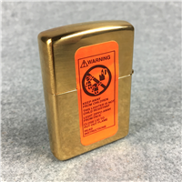 UNITED WE STAND FLAG USA Polished Brass Lighter (Zippo, 2001) SEALED