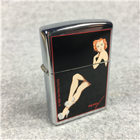FADAWAY Petty Girl Series II Polished Chrome Lighter (Zippo, 1999) NIB w/ COA