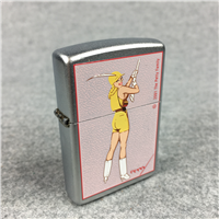 SHARPSHOOTER Petty Girl Series III Satin Chrome Lighter (Zippo, 2000) NIB