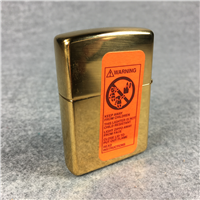 ZODIAC LIBRA Emblem Polished Brass Lighter (Zippo, 1998)