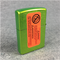 BS VOODOO LURID Lime Green Street Chrome Lighter (Zippo, 2010)