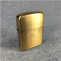 ZIPPO Regular Brushed Brass Lighter (Zippo, 2002) SEALED
