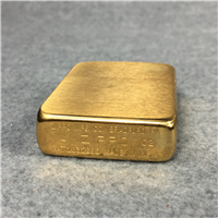 ZIPPO Regular Brushed Brass Lighter (Zippo, 2002) SEALED
