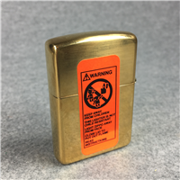 COLT QUALITY MAKES IT A COLT Polished Brass Laser Engraved Lighter (Zippo, 1996)