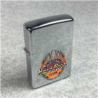 HARD ROCK CAFE 25 YEARS Polished Chrome Lighter (Zippo, 1996)