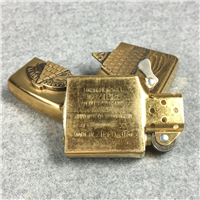 CARPE DIEM PYRAMID 3D Emblem Brass Lighter (Zippo, 1996)