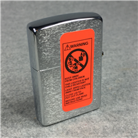 CARD SUITS Etched Brushed Chrome Lighter (Zippo, 20374, 2004)