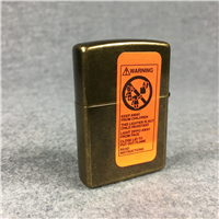 Camel Genuine Taste Since 1913 Antique Brass Lighter (Zippo, 1997)