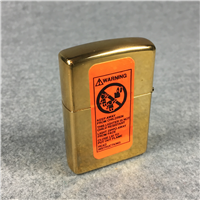 CIGAR AFICIONADO Polished Brass Lighter (Zippo, 1996) Sealed