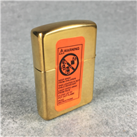 UNITED STATES OF AMERICA Great Seal Laser Engraved Brass Lighter (Zippo, 1996)