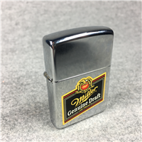 MILLER GENUINE DRAFT Logo Polished Chrome Lighter (Zippo, 1996)