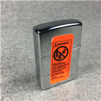 ZIPPO PEACE DOLPHINS Polished Chrome Lighter (Zippo, 1996)