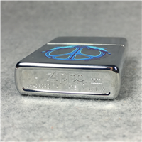 ZIPPO PEACE DOLPHINS Polished Chrome Lighter (Zippo, 1996)